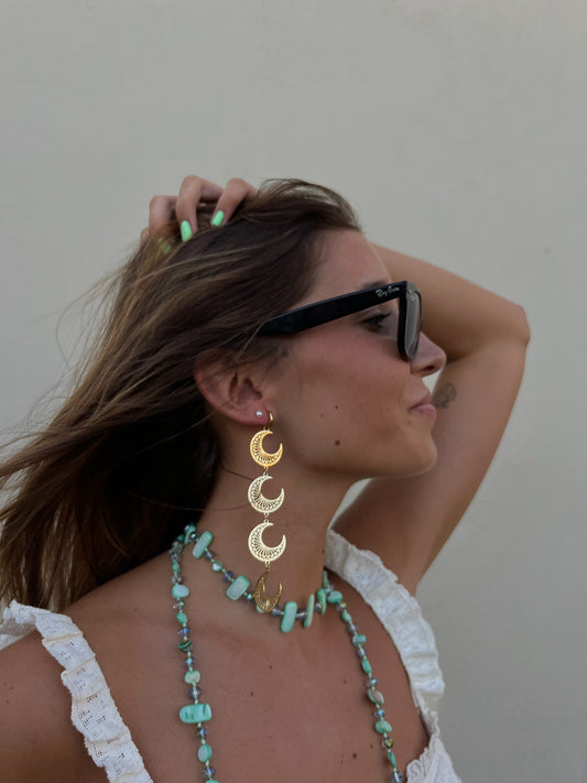 Pendientes Lunas