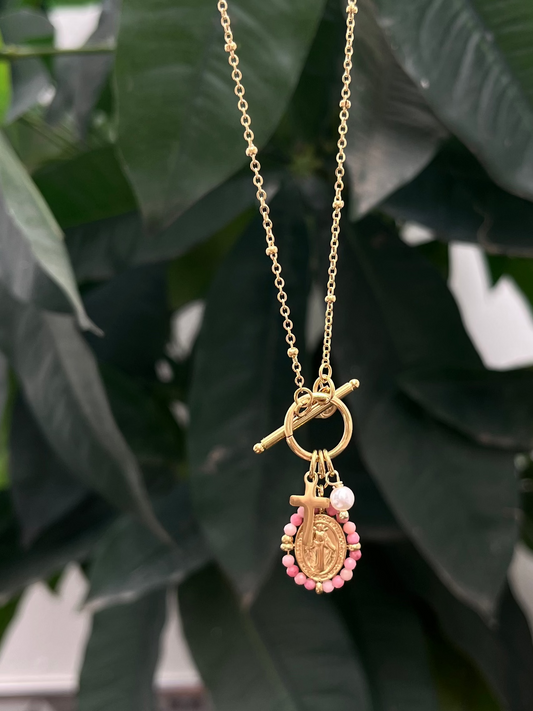 Gargantilla Milagrosa Rosa