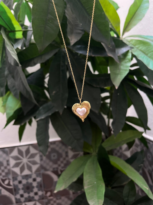 Gargantilla Corazon Perla