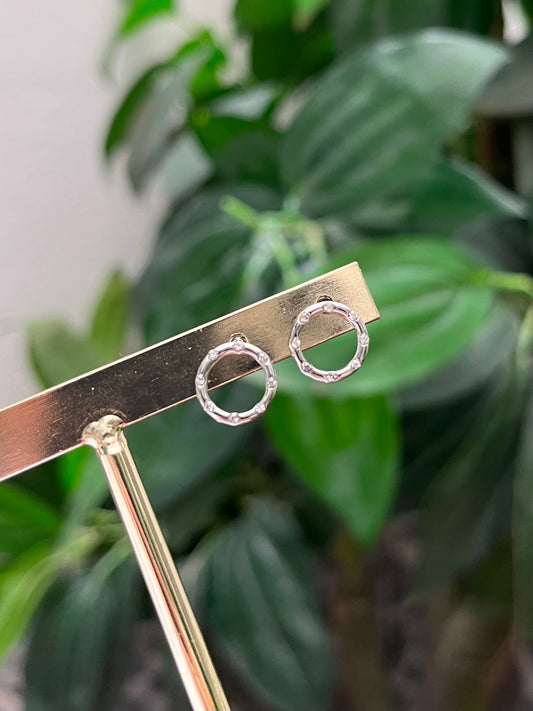 Pendientes Circle Circonitas